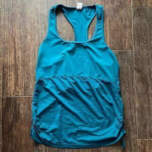 Fabletics Forest Green Racerback Tank